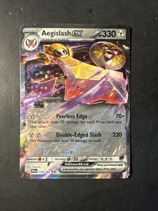 Pokémon Aegislash ex 135/182 2023 violeta escarlata paradoja grieta arte holográfico - Imagen 1 de 2