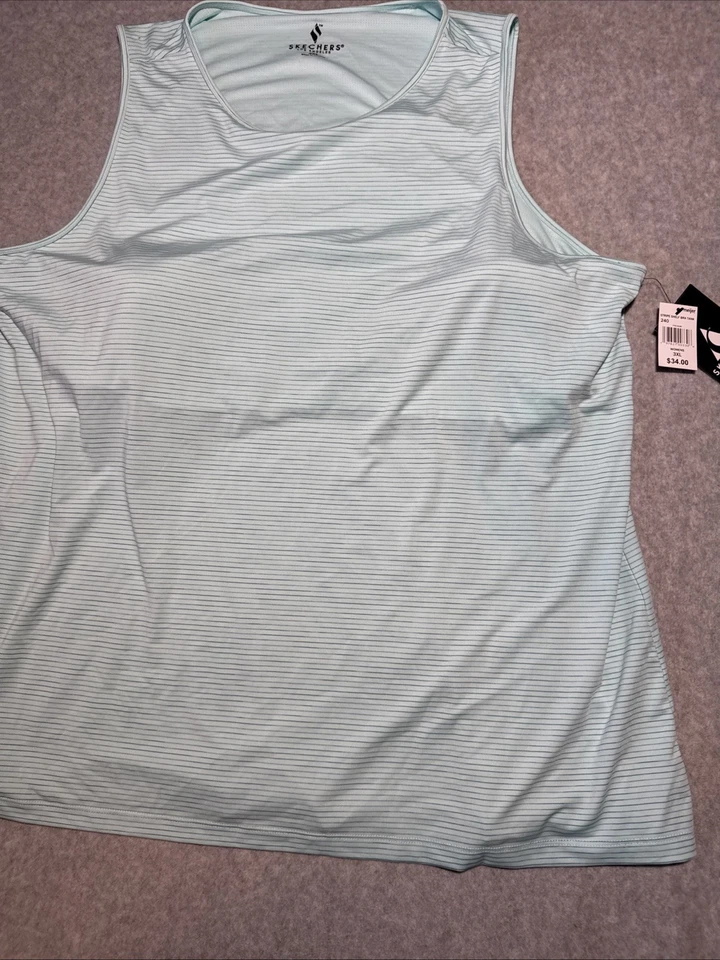 Nuevo con etiquetas Camiseta sin mangas Skechers GoWalk para mujer 3XL como nueva Sujetador con estante incorporado Ropa deportiva Gimnasio Foto 1 de 4