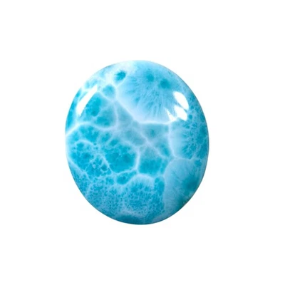 Bonito cabujón piedra larimar azul cielo dominicano natural 150 quilates Foto 1 de 4