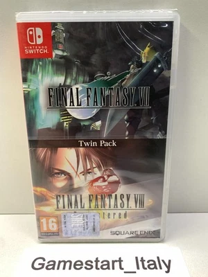 FINAL FANTASY VII & FINAL FANTASY VIII REMASTERED TWIN PACK - SWITCH PAL NUOVO - Immagine 1 di 4