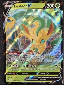 Leafeon V 007/203 Swsh07: Evolving Skies Holo - Foto 1 di 2