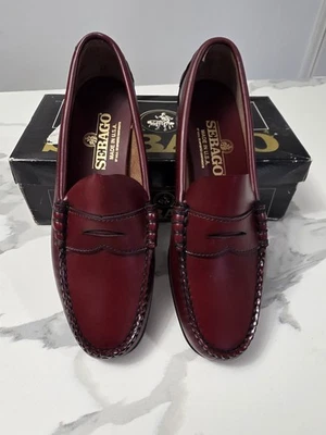 Sebago Women's 7 1/2 Shoes Classic Dan  Leather Penny Loafers~Antique Brown - Image 1 of 4