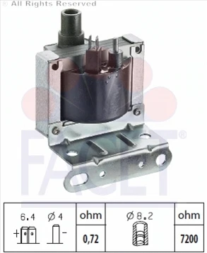 BOBINA DE ENCENDIDO OPEL ASCONA C 1.8 2.0i GT NUEVA - Imagen 1 de 1