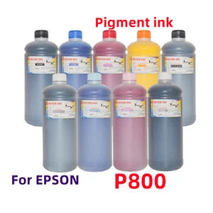 9X1Liter Premium Pigment refill ink for SureColor SC P800 Printer T850 * - Picture 1 of 1