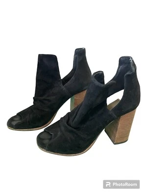 CHINESE LAUNDRY Kristin Cavallari Peep Toe Botines Tacones Negros Talla 7 Foto 1 de 4