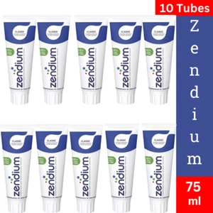 10 Zendium Classic Sensitive Teeth Fluroide Toothpaste Mint Flavor 2.5 oz 75 ml - Picture 1 of 5