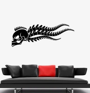 Wall Decal Skeleton Chimera Monster Dragon Skull Vinyl Sticker (ed1987) - Picture 1 of 4