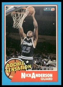 Nick Anderson Orlando Magic #7 1990-91 Fleer Rookie Sensations Basketball Card - Picture 1 of 2