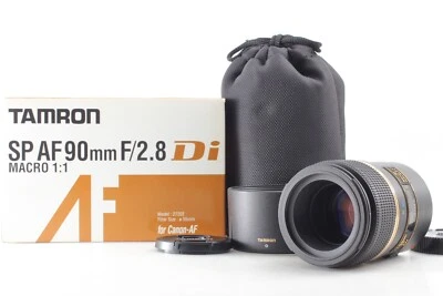 【 UNUSED in BOX】 Tamron SP AF 90mm F/2.8 Di Lens for Canon AF w/ Hood from Japan - Image 1 of 4