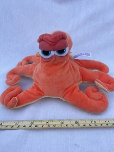Bandai Finding Dory 9" HANK the Octopus Plush Orange Squid Disney Nemo Stuffed - Picture 1 of 5