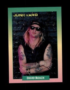 1991 Brockum Rock Cards #88 David Roach  SET BREAK 