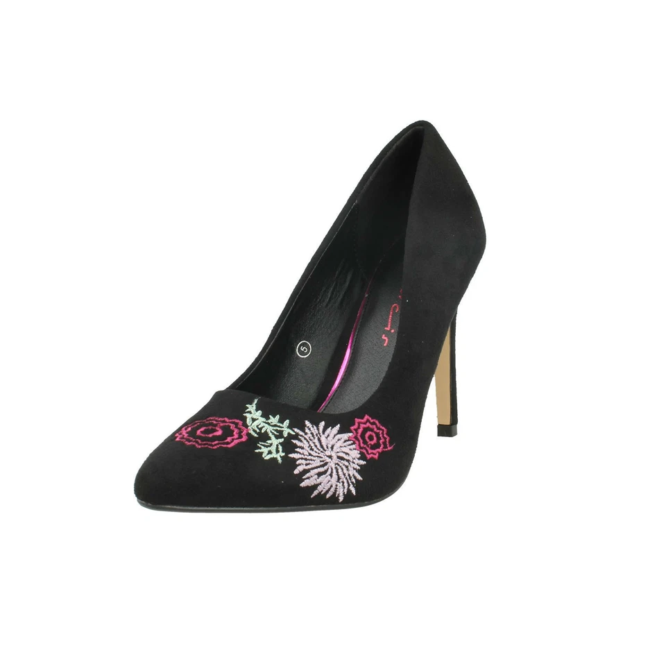 Mujer TRanya Flores Bordadas Zapatos de Salón Por Dolcis Precio de Venta - Imagen 1 de 1