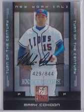 2008 Donruss Elite Extra Edition Signature Turn of the Century #68 Mark Cohoon 1