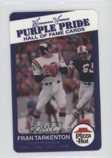 1998 Pizza Hut Minnesota Vikings Purple Pride Hall of Fame Fran Tarkenton HOF