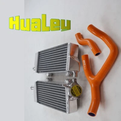 Manguera de radiador de aluminio de 4 tiempos para KTM 250/350/450 SXF/SX-F/XC-F/XCF 2013-2015 Foto 1 de 4