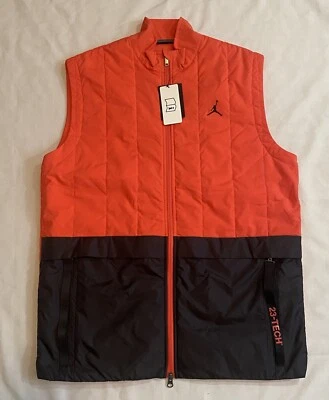 Nike Air Jordan 23 Engineered Vest Sample Ember Glow Black & Red Men Size Medium - Image 1 of 4