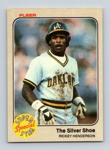 1983 Fleer #639 Rickey Henderson   SSS