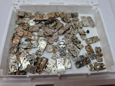 Lote de trabajo fhf cal 59 21 piezas movimiento reloj marca Bueche Girod damas Foto 1 de 4