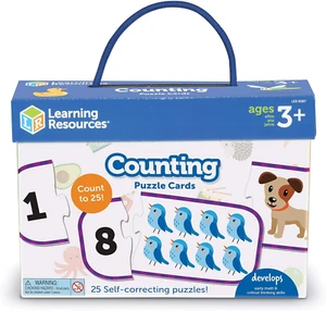 Learning Resources Counting Puzzle Cards Self-Correcting for Kindergarten Ages 4 - Picture 1 of 12