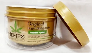 Hempz ORIGINAL Sugar Body Scrub Exfoliate Polish Hemp Seed Oil 7.3 oz/176g New - Picture 1 of 11