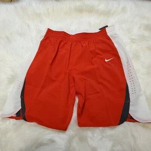 $55 Nike Women's Hyperlite Dri-Fit Basketball Shorts 867776-658 Red White Size L - Picture 1 of 4