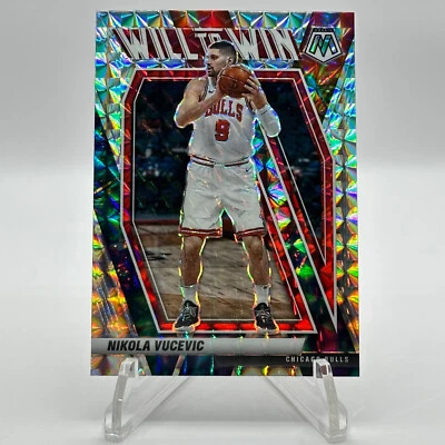 2020-21 Panini Mosaic NIKOLA VUCEVIC #17 Will to Win Silver Mosaic Prizm - Image 1 of 3