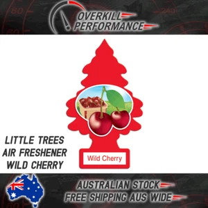 Little Trees Air Freshener Wild Cherry - Car Truck Taxi Uber Home Office - Picture 1 of 1