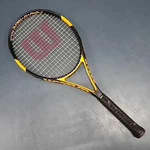 Wilson Graphite Matrix Hammer Tour Tennis Racquet Size 4 1/4 Yellow Needs Grip - Picture 1 of 7