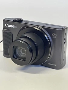 Canon PowerShot SX620 HS Digital Camera Black 25x Optical Zoom Wi-Fi - Picture 1 of 8