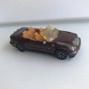 Matchbox Superfast Mercedes-Benz CLK Convertible Brown Gloss 1999 China - Picture 1 of 6