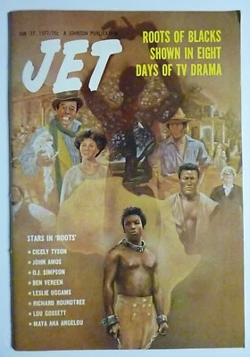 Alex Haley's ROOTS LeVar Burton January 27 1977 JET MAGAZINE Cicely Tyson Jan - Image 1 of 2