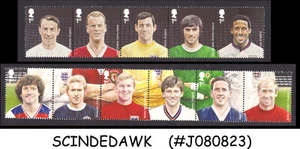 GREAT BRITAIN - 2013 BRITISH FOOTBALL HEROES / SOCCER - 11V - MINT NH - Picture 1 of 1