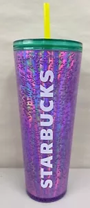 NUEVO vaso Starbucks 2022 Purple Bubbles Venti 24oz verano regreso a clases - Imagen 1 de 2