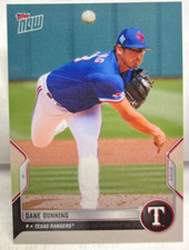 Dane Dunning 2022 Topps Now Road To Opening Day SP #OD-223 - TEXAS RANGERS