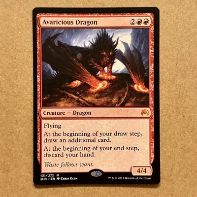 MTG ~ Avaricious Dragon ~ ORI Magic Origins ~ #131/272 ~ Mythic ~ NM/LP+ - Image 1 of 4