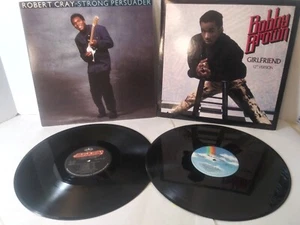 2xLP Pop Soul ROBERT CRAY Strong Persuador & BOBBY BROWN Girlfriend ~ EX/VG+ - Picture 1 of 7