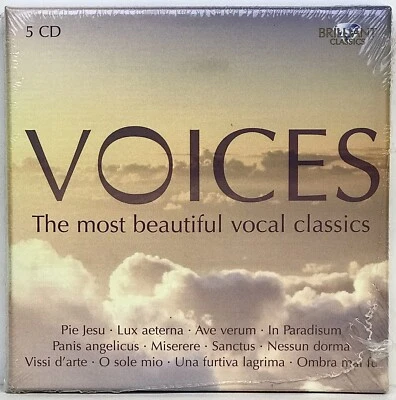 Voices The Most beautiful Vocal Classics 5 CDs 2011 Classical Over 5 hrs Music - Image 1 of 2