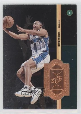 1998-99 SPx Finite /10000 David Wesley #17 - Image 1 of 2