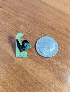 Delaware Huhn goldfarbene Vintage Anstecknadel - Bild 1 von 1