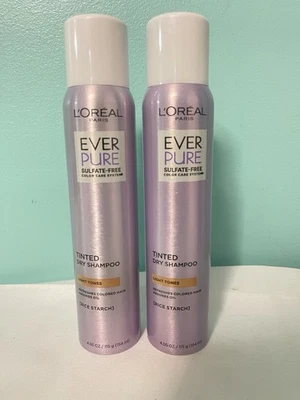 Champú seco tintado sin sulfatos L'Oreal Paris EverPure tonos claros 4,05 oz Foto 1 de 4