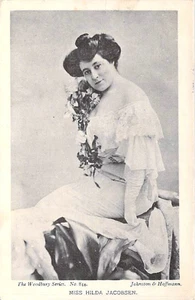 Miss Hilda Jacobsen Edwardian Actress Vintage 1904 Postcard - Picture 1 of 2