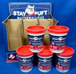 5 Ghostbusters MINI-PUFT SURPRISE Stay Puft Marshmallows - 5 FIGURES + BOX - Picture 1 of 10