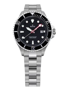 Reloj para mujer RATIO Diver acero inoxidable esfera negra cuarzo RTFL800 200M - Imagen 1 de 6