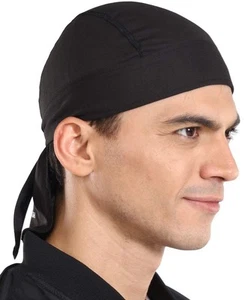 Skull Caps - Head Wraps for Men - Summer Mens Dreads Do Rag - Cooling Helmet... - Bild 1 von 7