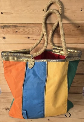 Bolso de Mano LOEWE Vintage Nylon Multicolor Foto 1 de 4