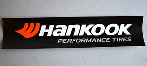 Calcomanía adhesiva publicitaria vintage de carreras de autos Hankook Performance Tires - Imagen 1 de 3