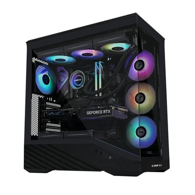 Lian Li V100 ARGB Tempered Glass Mid Tower Gaming PC - Black - Image 1 of 4
