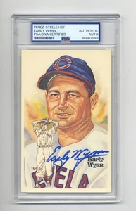 FRÜHE VON WYNN HANDSIGNIERTE PEREZ STEELE POSTKARTE - PSA/DNA beschichtet - Bild 1 von 1