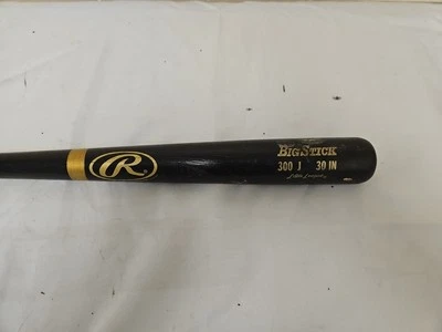 Rawlings Adirondack Big Stick 300J 30 英寸小联盟木制棒球棒黑色 — 第 1/4 张图片