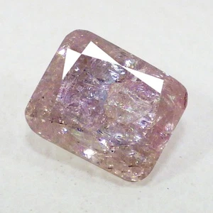 Esmeralda impactante de 0,31 quilates (4 x 3) 100 % natural Argyle elegante diamante rosa púrpura - Imagen 1 de 7